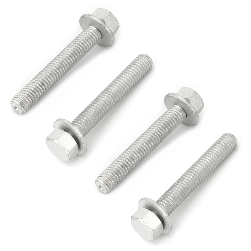 Set of 4 Exhaust Manifold Flange Bolts U Nuts Hardware Kit 03442 for Dodge Dakota 2004-2010 for Ram 1500 2011-2024 for Jeep Wrangler 2007-2012 6036734AA 6036684AA