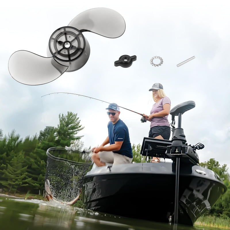 MKP-3 Prop Replacement for Minn Kota Trolling Motor Propeller (Pre-1994 Models), 2061151 Vanishing Prop Replace 1378211 Prop Kit, Trolling Motor Replacement Parts