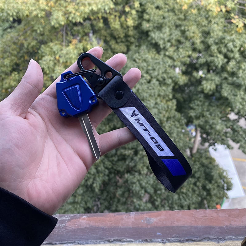 Compatible with MT09 2025 2024 2023 MT 09 2022 MT-09 SP 2021 MT09SP 2025 Tracer 9GT Tracer 9 Motorcycle Brake Fluid Reservoir Sock Cover Oil Cup Sock Key Chain