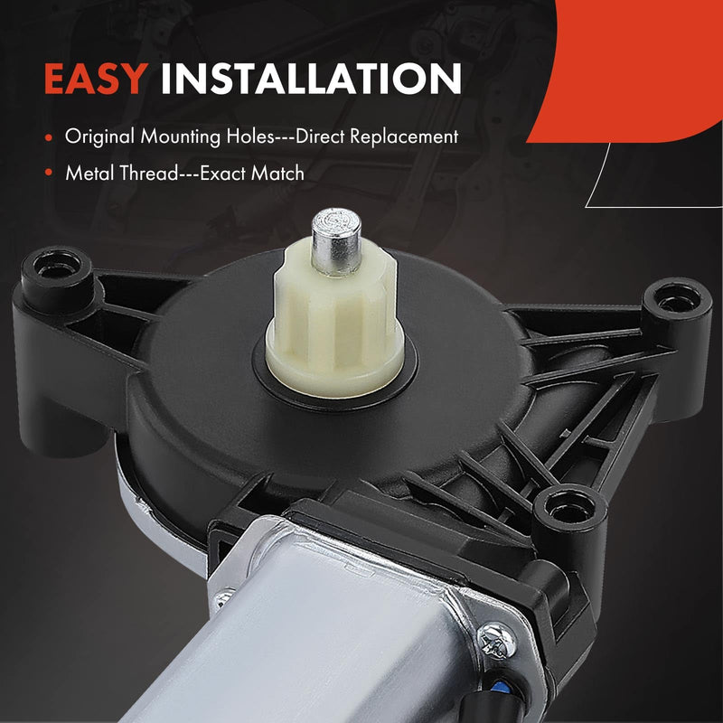 A-Premium Front or Rear Right Window Lift Motor Compatible with Chevrolet Silverado GMC Sierra 1500 2500 Suburban Avalanche Tahoe Yukon XL Cadillac Escalade ESV EXT Pontiac Grand Prix, 2 Pins