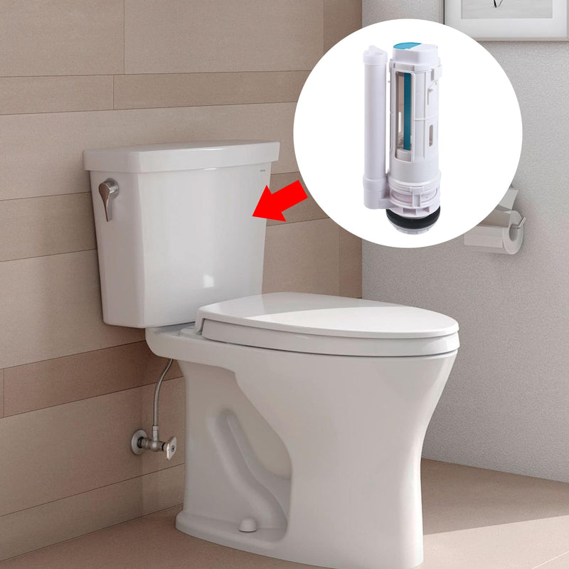 T Tulead Toilet Dual Flush Valve Toilet Repair Parts 11.4-Inch Height, for Two-Piece Toilet 11.4 inches