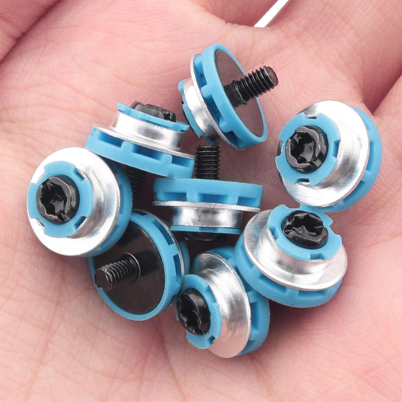 8PCS Replacement for Screws Isolation Grommet Mute Mounting HP 2.5'' Hard Drive Screw, Black