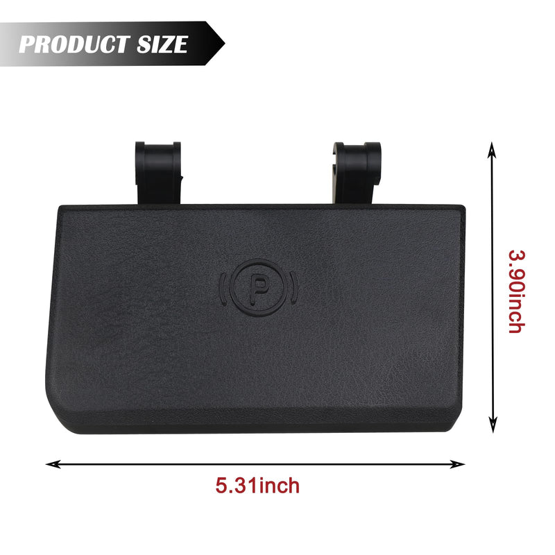 TQPONLY 74401 Parking Brake Release Handle (Black) Compatible with Dodge Ram 1500 2500 3500 4500 5500 Truck Black