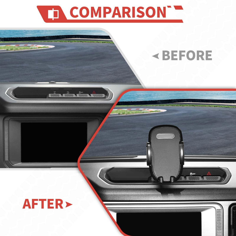 Phone Holder Center Console Phone Cradles Cell Phone Mount Interior Accessories Compatible with Ford Bronco 2021+