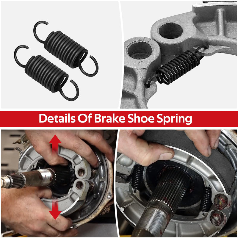 Rear Brake Shoes for Honda Rancher 350 400 420 Foreman 400 450 500 520, OEM# 06430-HN0-A30 06430-HN0-A20 06430-HN0-A01
