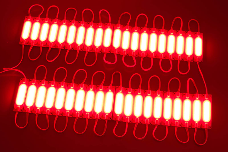 Brightest Store Front Window LED Light COB Series with UL Power Supply Brighter Than 5050 5630 5730 2835 20ft Red