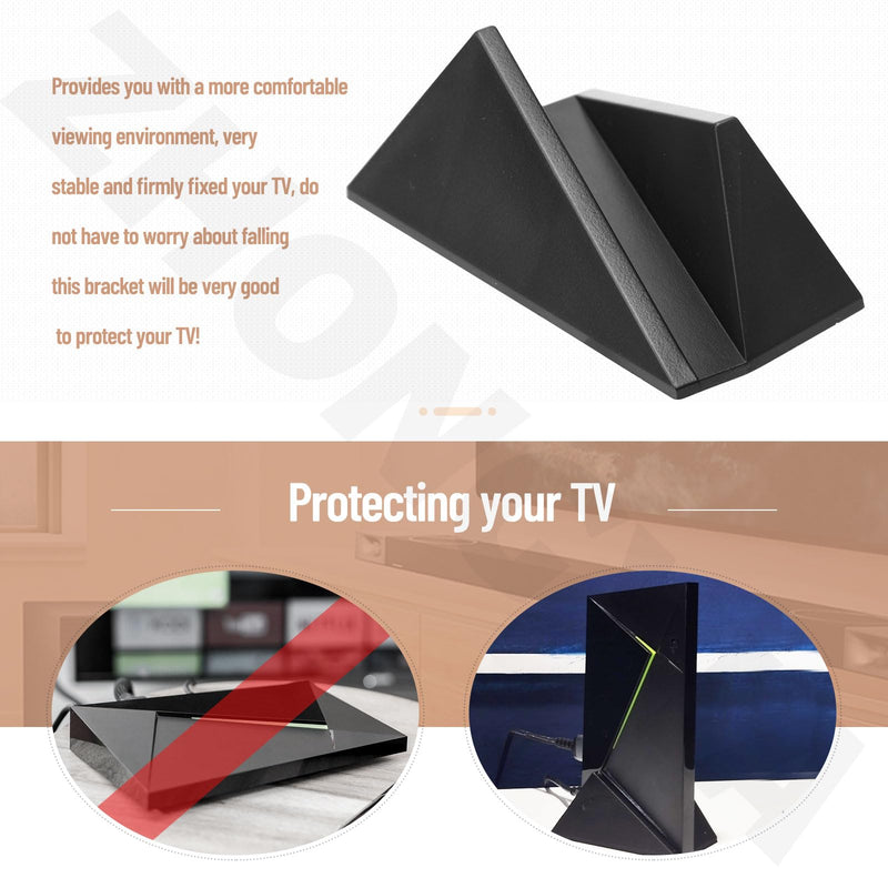 Vertical Stand Organizer Compatible with Nvidia Shield Android TV (2017/2019 Pro Models) / Durable Composite TV Mount