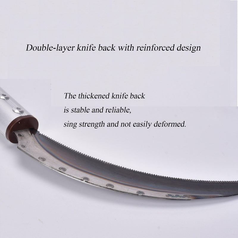 Scythe Garden Tool, Japanese Weeding Scymea, Scythe Tool, Weeding and Weed, Magnetic Handle, Durable SK5 Steel Blades, (2 Pack) 11.2 Pounds 2