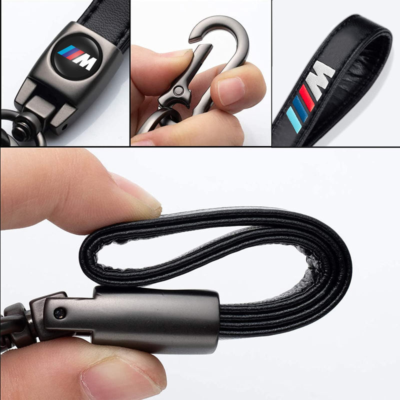 Leather Car Keychain Keyring for Car Baomma