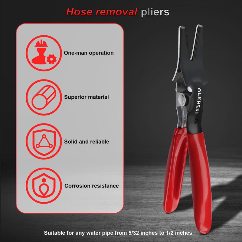 Automotive Hose Remover Pliers – Effortlessly Disconnect and Remove Vacuum Lines and Tube Hoses – Essential Mechanic Tools with Hose Clamp Pliers – Easy and Efficient Repairs