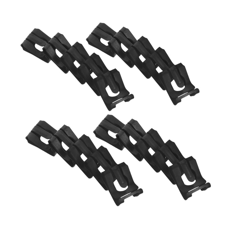 Beavorty 30pcs Anti-loosening Retaining Clips for Office Chair Gas Lift Cylinder, Heavy-duty 65mn Spring Steel Fasteners with Black Coating, Sturdy Replacement Clamps for Home