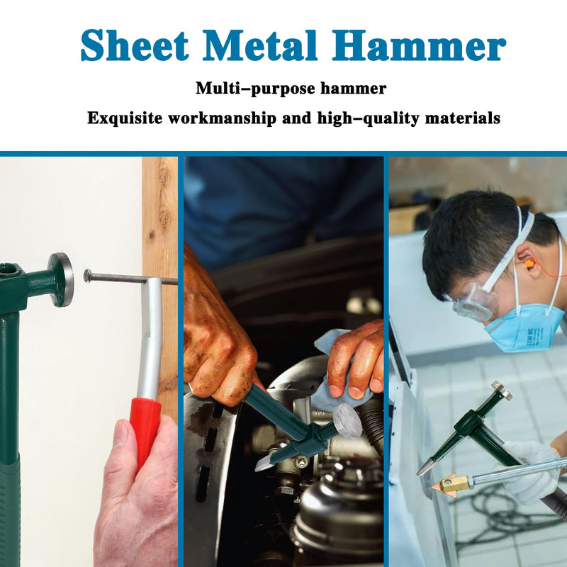 Sheet Metal Hammer, Auto Body Repair Tools Hammer, Auto Body Planishing Hammer, Autobody Tools and equipment, Car Restoration Tools, Auto Dent Removal Tool