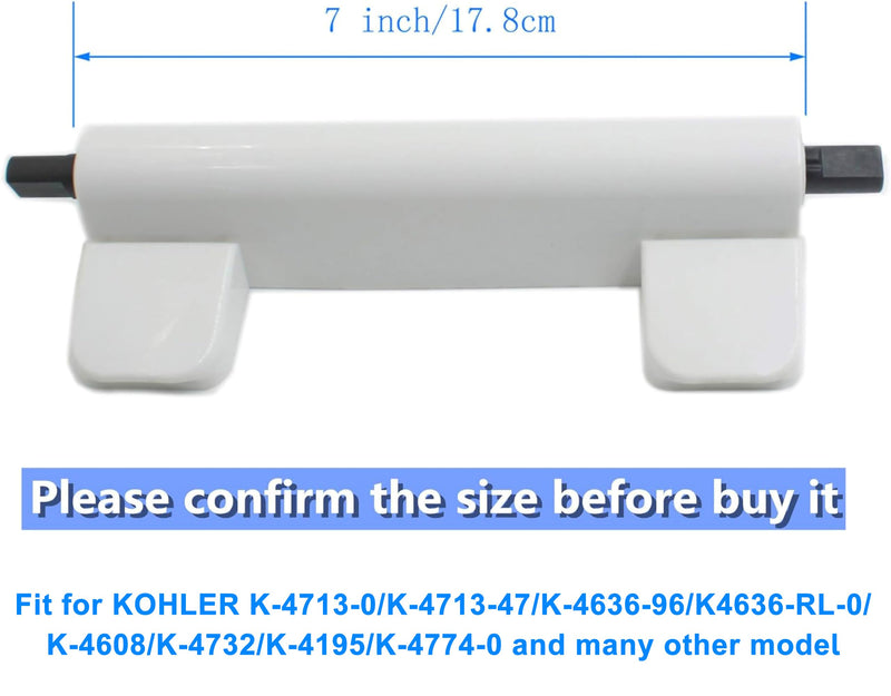 Toilet Seat Parts, Toilet Cover Repair Kit 1150464-0/1109093-0 Hinge Kit Hinges Assembly for Elongated Toilet Seat Compatible with Kohler