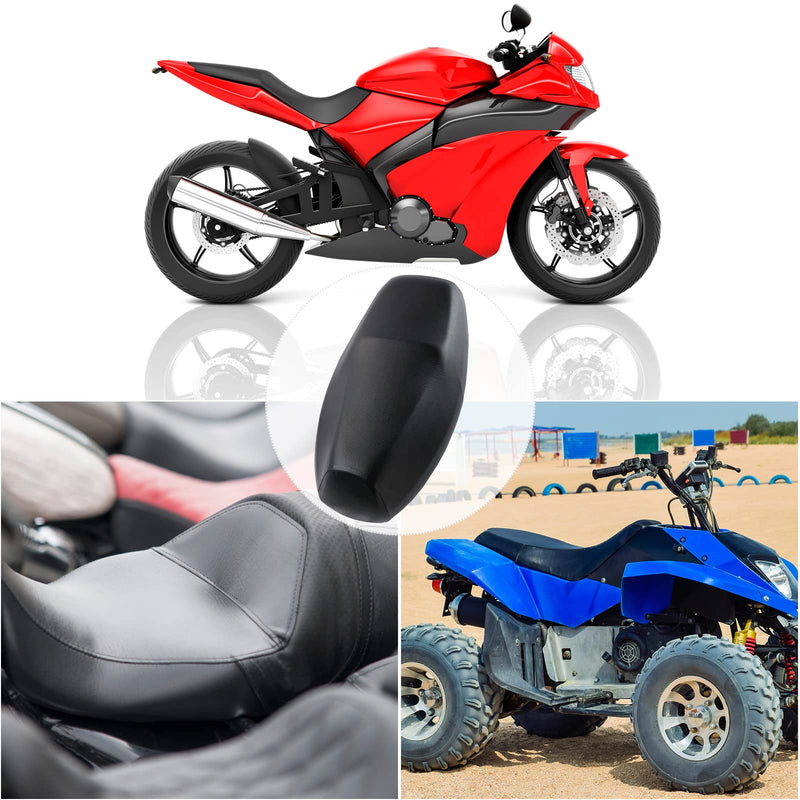 MOTOBA Elastic Leather Motorcycle Seat Cover, Universal Motorcycle Flexible Seat Protector DIY with Thumbscrew 100 x 70 cm/39.37 x 27.56 inch