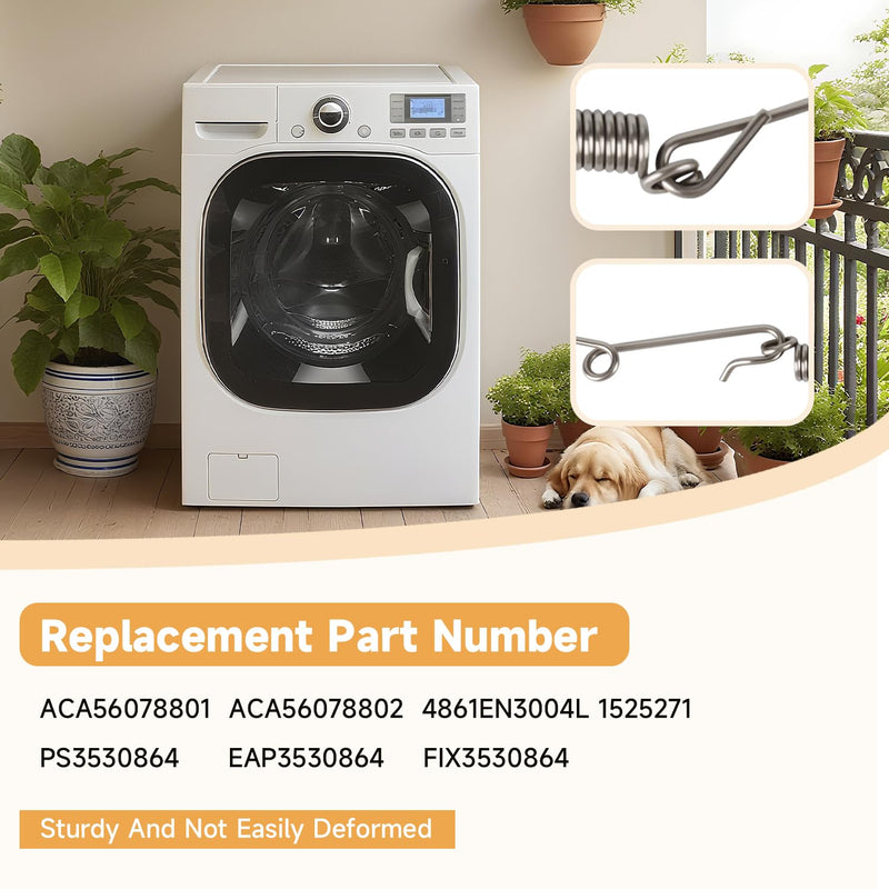 Washer Clamp Outer Door Boot Seal Clamp Washer Door Gasket Retaining Ring Compatible with LG Kenmore Front Load Washer Replace#: ACA56078801 ACA56078802 4861EN3004L 1525271 PS3530864