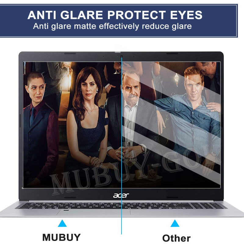 Anti Blue Light Screen Protector for 15.6" Acer Aspire 5 Laptop A515-43 A515-54 A515-55 A515-56 /Acer Aspire 3 A315-54/55/56/57/58 Eye Protection Screen Filter & Keyboard Cover, Reduce Fingerprint Acer Aspire 5 A515-54~56
