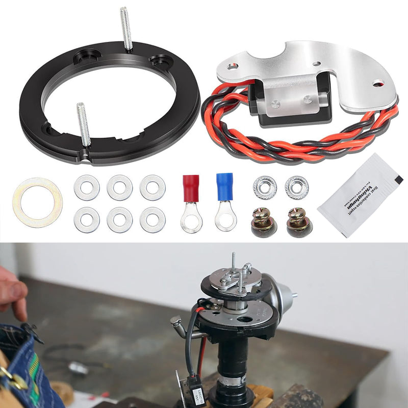 1181 Electronic Ignition Conversion Kit Replacement for PerTronix 8-Cyl, Single Point, 12-Volt Fits for Most DELCO 8-Cyl 1957-1974.