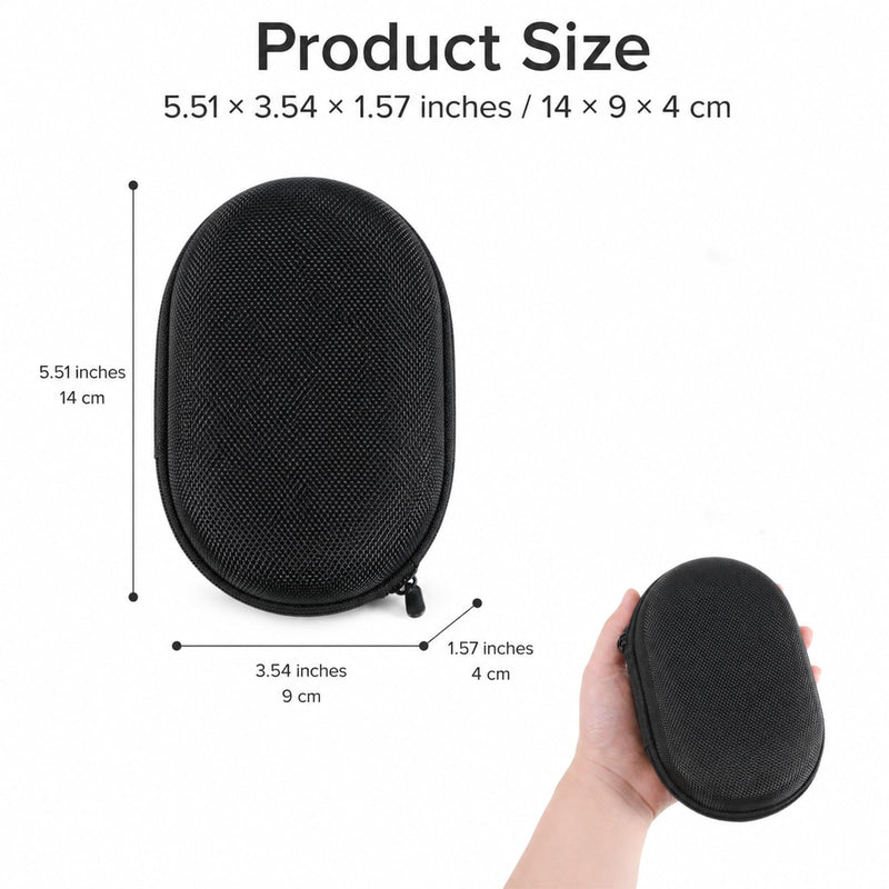 Hard Travel Case, Universal Compatible with Computer Wireless Mouse | hard shell storage, travel case, replacement for m720 triathlon, mx master 4, master 3S / 3, anywhere 3S