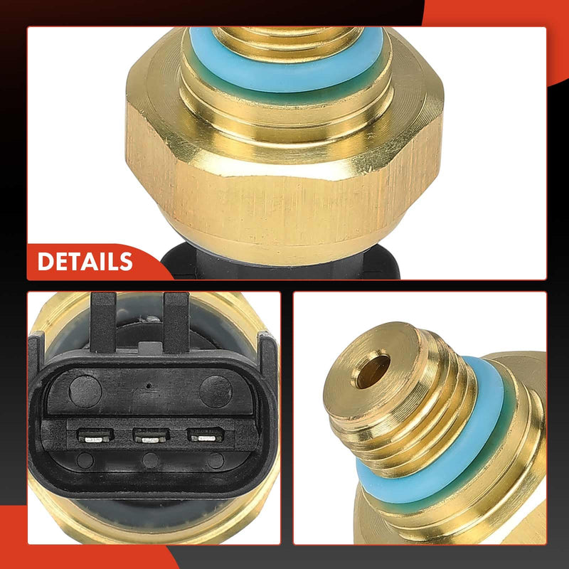 A-Premium Engine Exhaust Pressure Sensor [3 Pins] Compatible with Ram 2500, 3500, 4500, 5500, 2019 2020 2021 22022, 6.7L