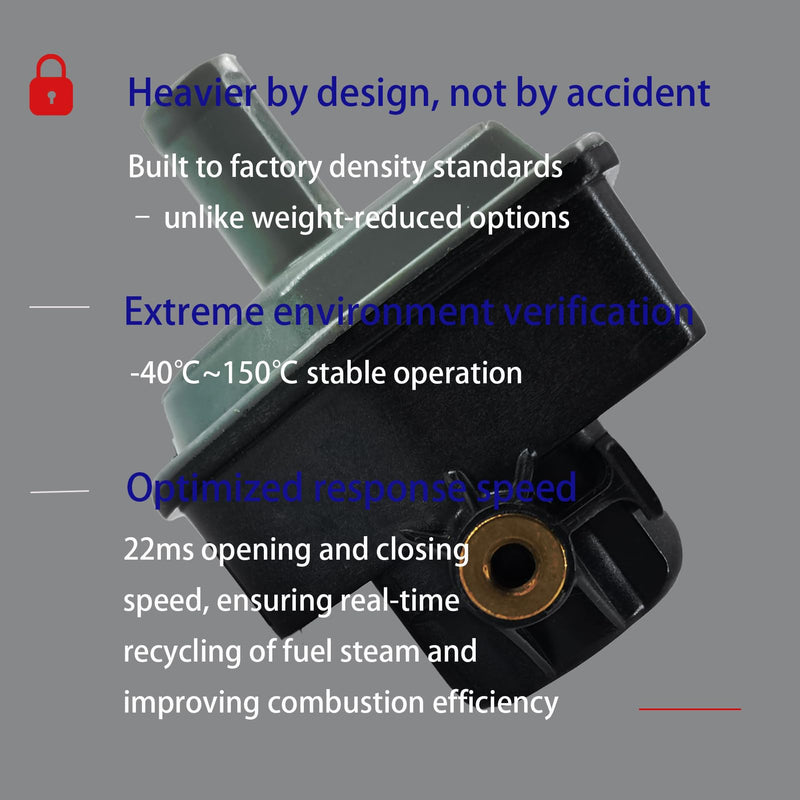 Vapor Purge Vacuum Switch Valve Solenoid Compatible with Toyota Tacoma Highlander Sienna Lexus IS300 IS 350 RX350 Replace 25860-0P090 25860-31110