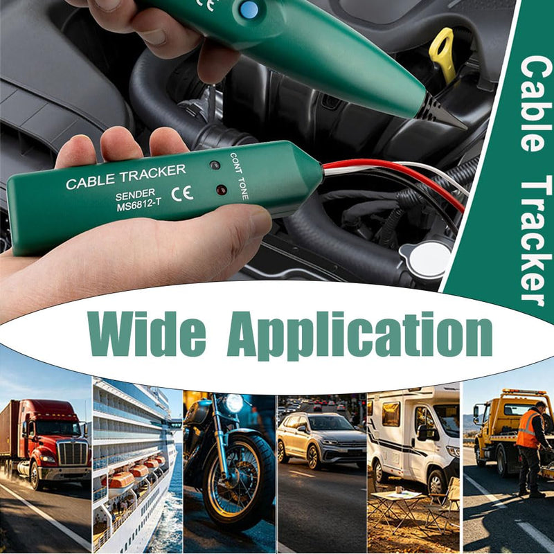 Tone Generator and Probe kit, Automotive Electrical Wire Tracer, Dead Circuit Tracer, Continuity Tester Open Finder for Diyer, Beginners, RJ45 Network RJ11 Telephone Line Tester