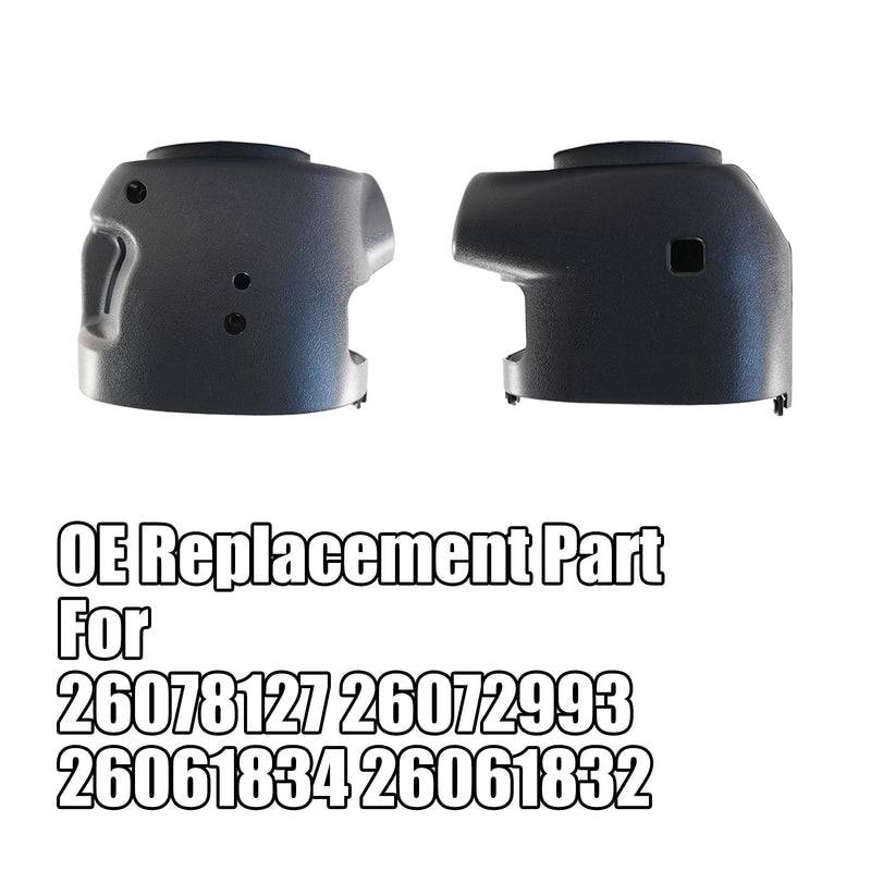 Upper & Lower Steering Column Cover Shroud + Shifter Boot fit For 1998-2002 Automatic Transmission Silverado Tahoe Suburban Avalanche GMC Sierra Yukon Replace 26078127 26072993 47106