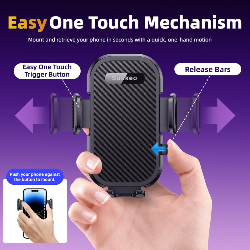 Upgraded Car Phone Holder Fits for Chevrolet Suburban 2021-2024/Chevy Tahoe 2021-2024 Auto Accessories(Only fit for 10.2-Inch Screen),Cradles Adjustable Cell Phone Mount for 4-7 in Phones