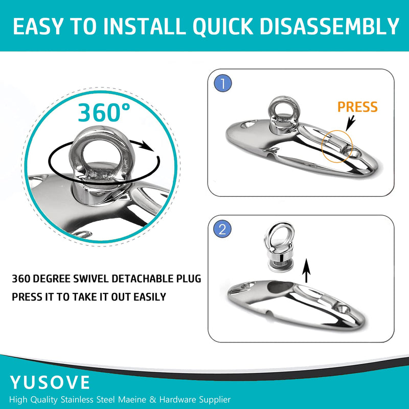 Fender Quick Release Clip 316 Stainless Steel Boat Fender Lock Kit,Boat Rail Fender Hangers,Boat Fender Clips Marine Grade Fender Accessories,Quick Attach Hooks for Fenders