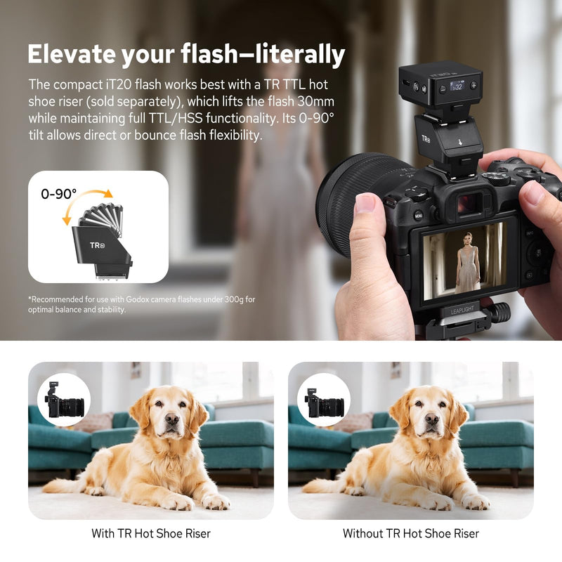 Godox iT20 N Flash for Nikon, iT20-N Mini TTL Flash with Intuitive Screen | 1.5s Recycle, 700 Full Power Flashes, USB-C Charge, Built-in Battery, GODOX iT20N iT20 N Pocket Flash Speedlight iT20-N for Nikon