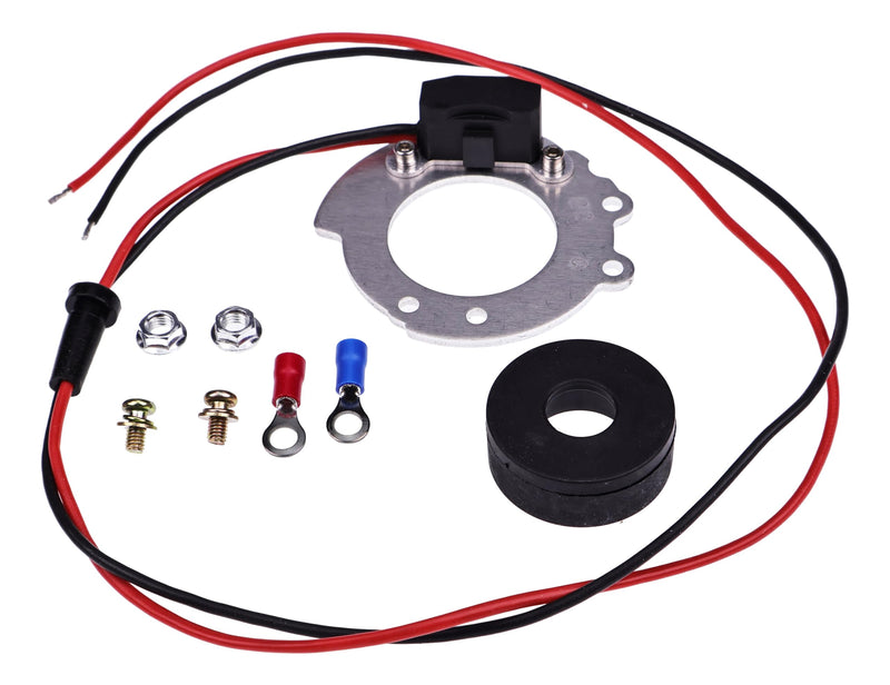 Ignitor Conversion Kit 1244A Compatible with Ford Tractors 8N 4 Cylinder Series 500 to 900 Series 12V, Points to Electronic Ignitor