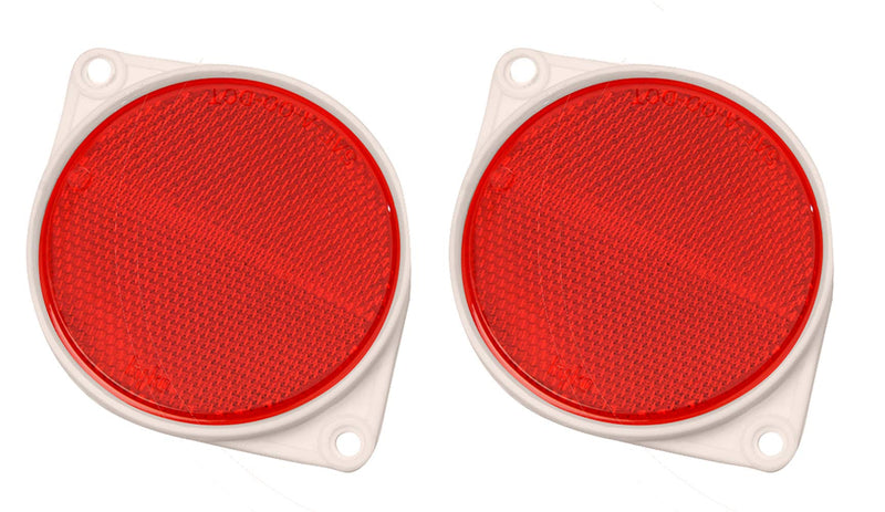 Hy-Ko Products CDRF-3R Nail On Reflector 3" Diameter Red, 1 Piece