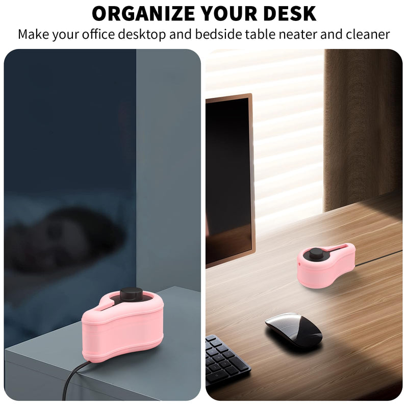 Silicone Charger Protector Cover for Oura Ring Gen3 Charger, Stand Case Compatible with Oura Ring Charger Size 6/7/8/9/10/11/12/13, Charing Dock Station Holder for Oura Ring Gen3 Charger (Pink) Pink