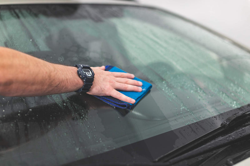 The Rag Company - ULTRA Clay Decontamination Towel - Proven Cleaning & Release of Paint Contaminants; Increase Wax & Sealant Bond; Enhance Paint Gloss & Color; Fine Grade (12x12 inches) 12in. x 12in.