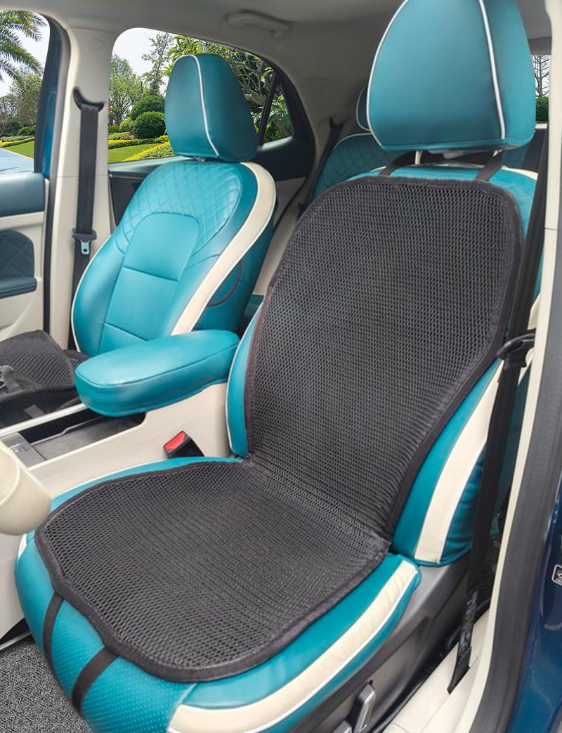  [AUSTRALIA] - YUNZLAN Summer Cooling Ventilated Mesh Seat Cushion for Car,Universal Breathable Vented Seat Cover Fis Cars SUVs Trucks Vans Pickups for Driving Seat – 40.5" x 18" – Black