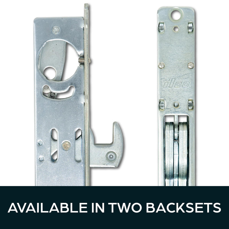 Summit DOORWARE Mortise Hook Bolt Lock | Adams Rite Style Door Lock Replacement Parts for MS1850S-X5X Series Locks | Mortise Lock for Maximum Security | 31/32" Backset - Aluminum Finish 1-1/8"