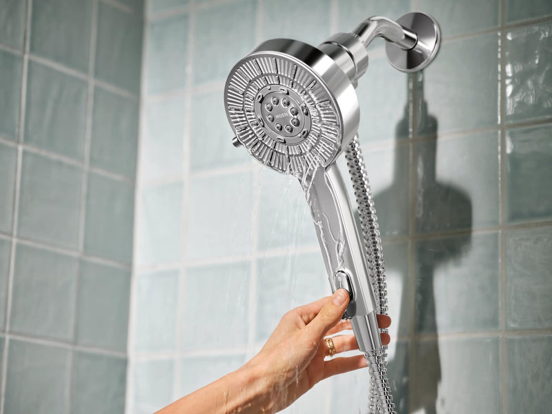 Moen Chrome Handheld That Saves Hot Water with Eco-Performance and Magnetic Docking System, 230H2EP