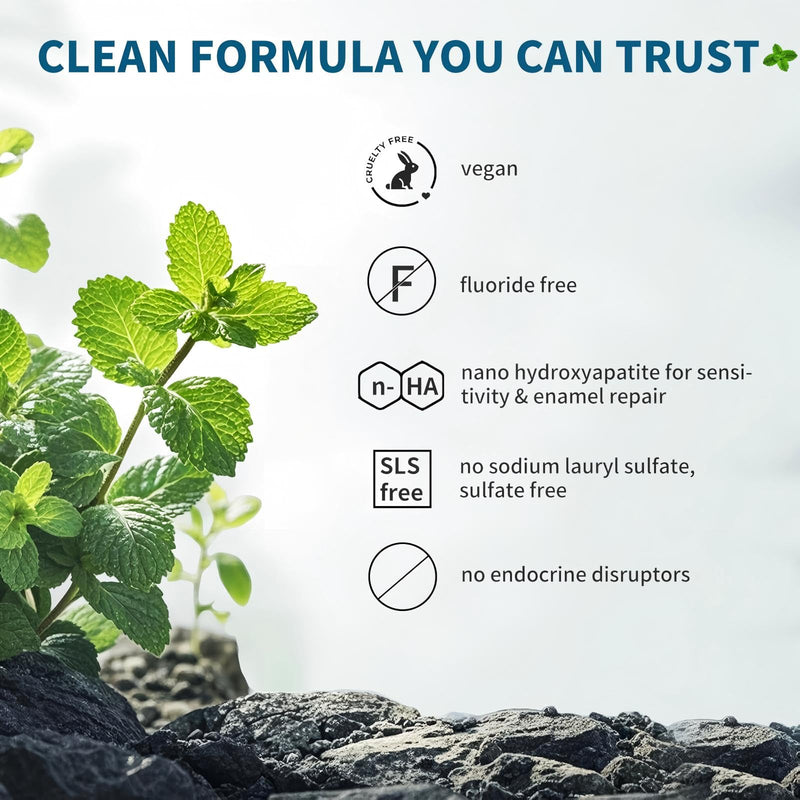 7.5% Hydroxyapatite Toothpaste, 7.5% Hydroxyapatite Toothpaste for Advanced Enamel Protection, Appropriate for Sensitive Teeth, Gentle and Effective Formula, Fresh Mint (3) 3