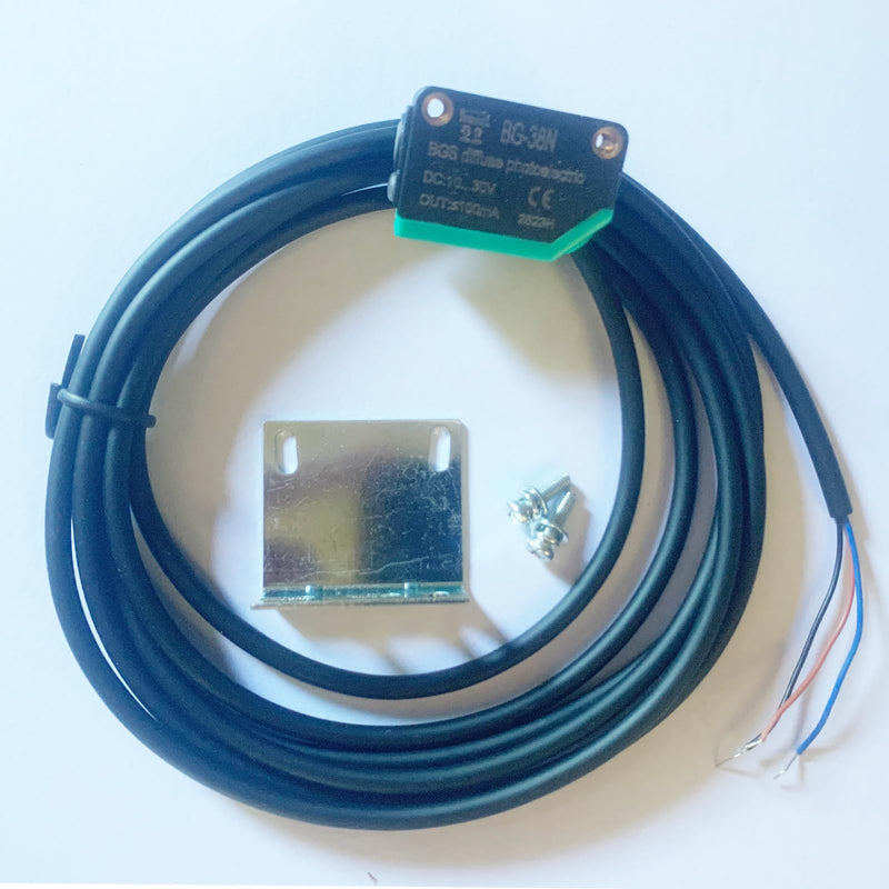 BG-38N Photoelectric Sensors,Background Suppression Diffuse Photoelectric Sensor,Sensing Distance 5-350mm,10–30VDC,NPN Output,Detection Distance Unaffected by Object Color BG-38N (NPN Output)