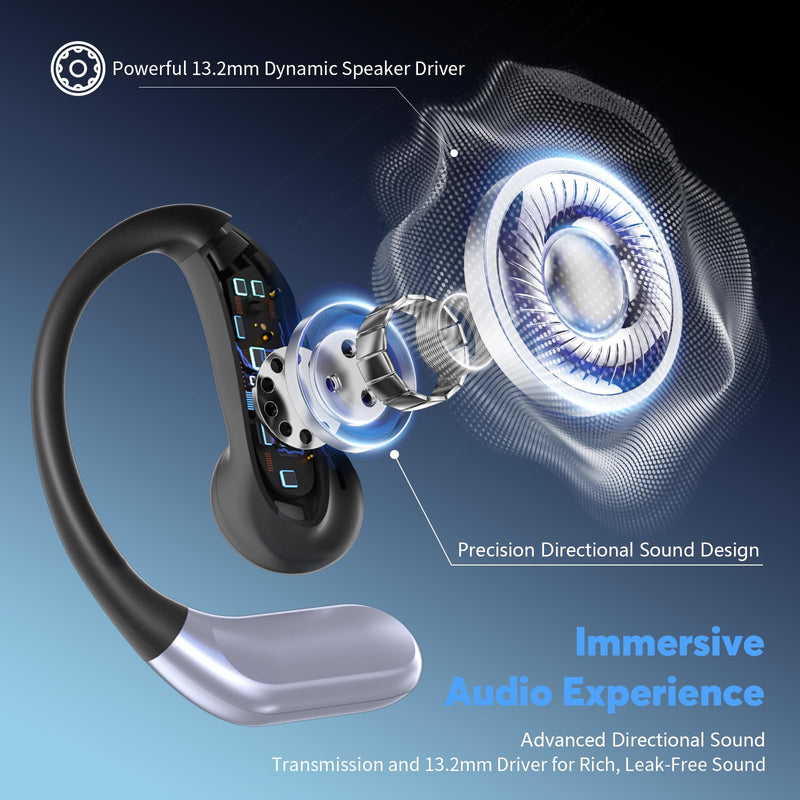 AI Translation Earbuds Real Time - Translator Headphones 198 Languages, Audifonos Traductores Inglés Español Translating Earbuds Wireless Bluetooth 6.1 for Travel, Meeting & Learning - Classic Black