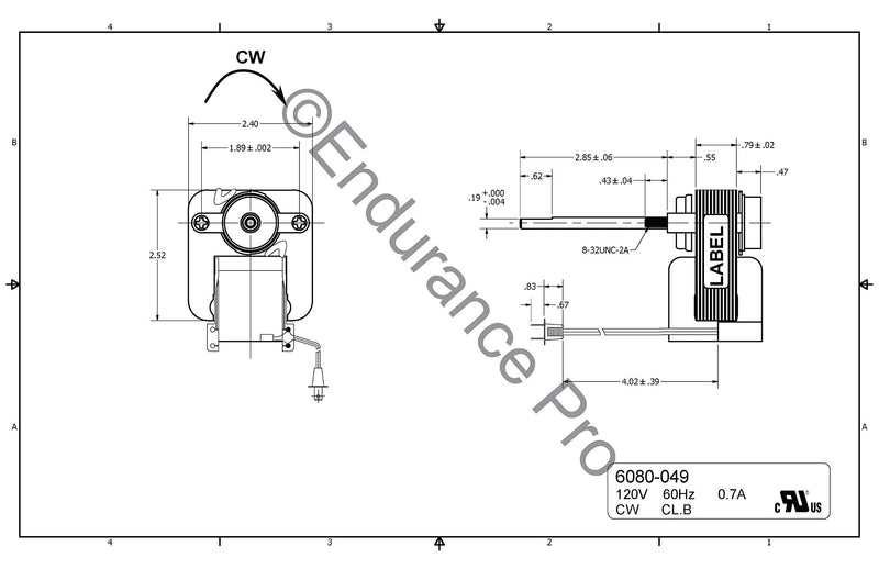 Endurance Pro 𝟮𝟬𝟮𝟯 𝙐𝙥𝙜𝙧𝙖𝙙𝙚𝙙 S97009796 Bathroom Fan Motor Blower Assembly for Broan Nutone Bulb Ceiling Heaters 162-E、G、J、K、L、M and 164-E、G、J、K、L、M, 97009796, S97009758, S97009796B 70 CFM 1