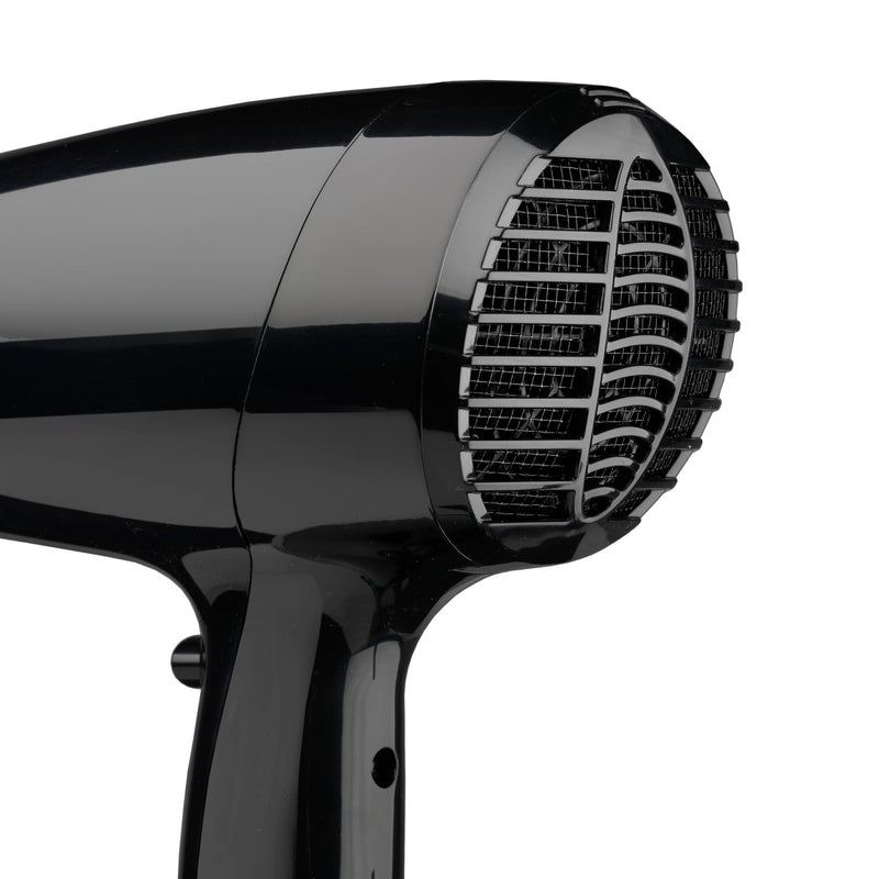  [AUSTRALIA] - TRESemme Fast Dry 2000W Hair Dryer - Super Compact & Lightweight, Quick Drying, 3 Heat & 2 Speed Settings Plus Cool Shot, Black, 9142TU