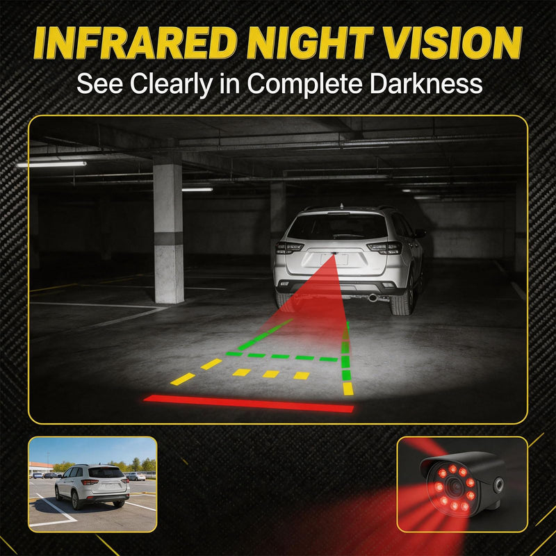Backup Camera Compatible with 2010-2014 F150, 2015-20 Mustang & 2015-19 MKC | Reverse Parking Assist Camera, 170° Ultra-Wide Field of View, Plug & Play, Replace EL3T-19G490-AA EL3Z-19G490-D BL3Z-19G490-B
