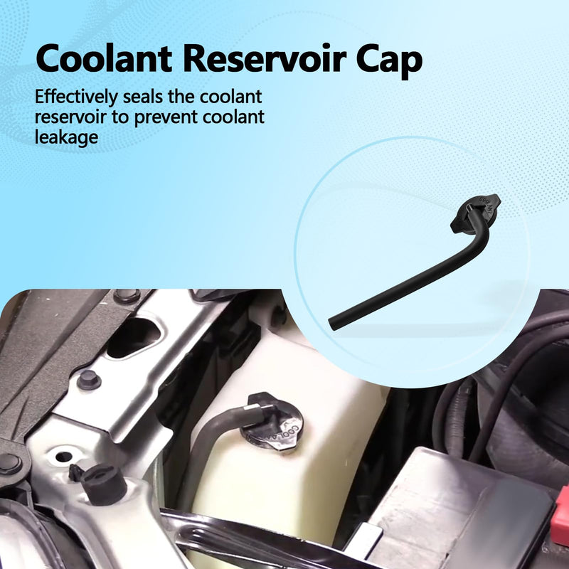 Coolant Reservoir Cap Compatible with 2011-2020 Toyota Sienna, 2010-2015 Lexus RX350 RX450h Replaces 16405-31070 16405-0P040