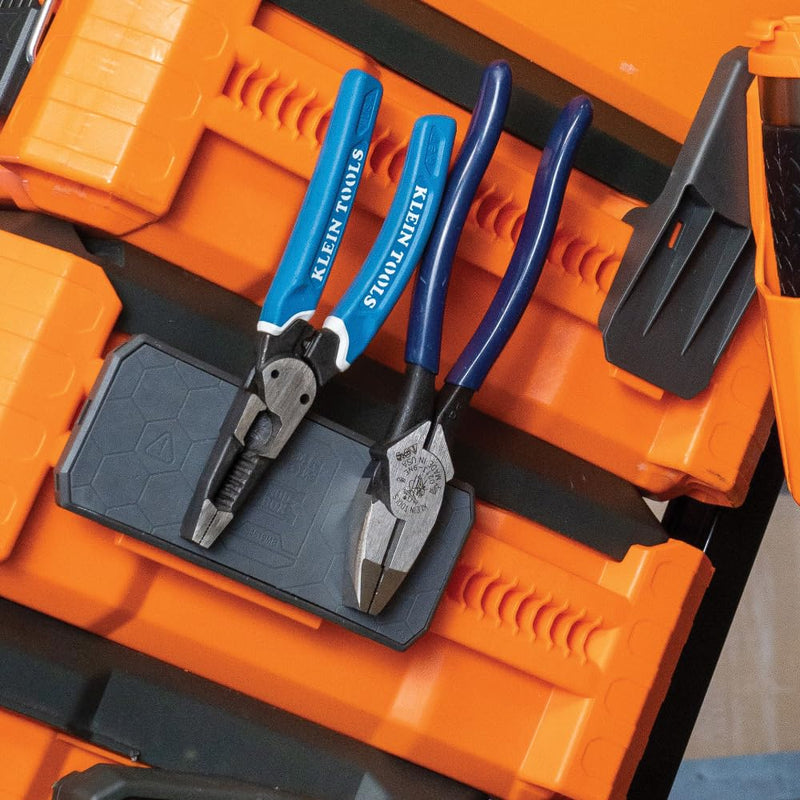 Klein Tools 54819MB MODbox Magnetic Strip, Modular Tool Storage System Side Mounting Accessory, Easy One-Handed Attachment, Strong Magnets