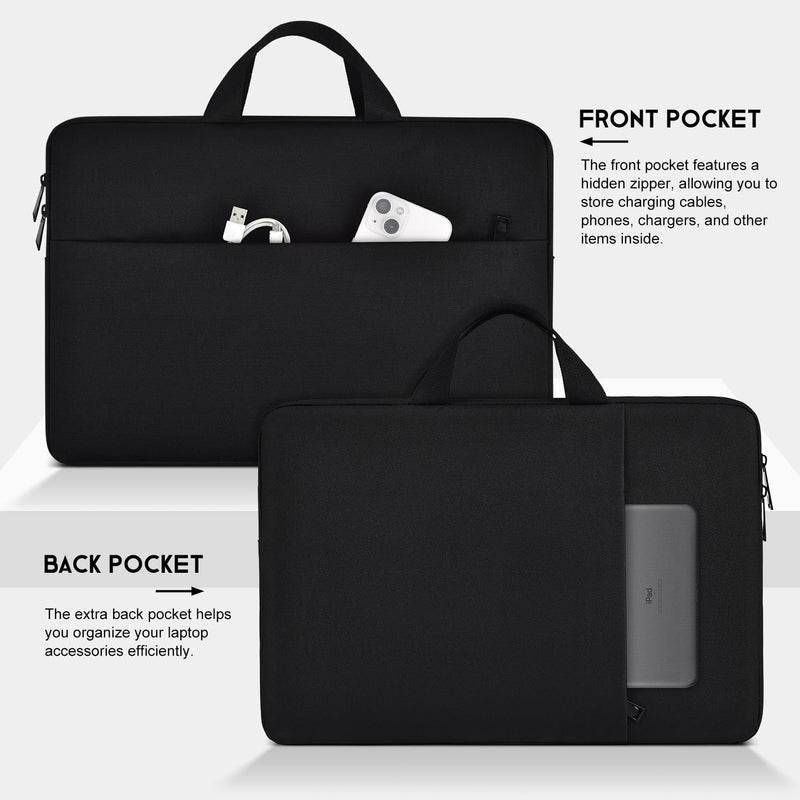 17.5 Inch Portable DVD Player Case Carrying Sleeve, Soft Shockproof Bag Compatible with Boifun Yoton DEVINC Pofoto 17.5 Portable DVD Player, Black 17.5 Inch