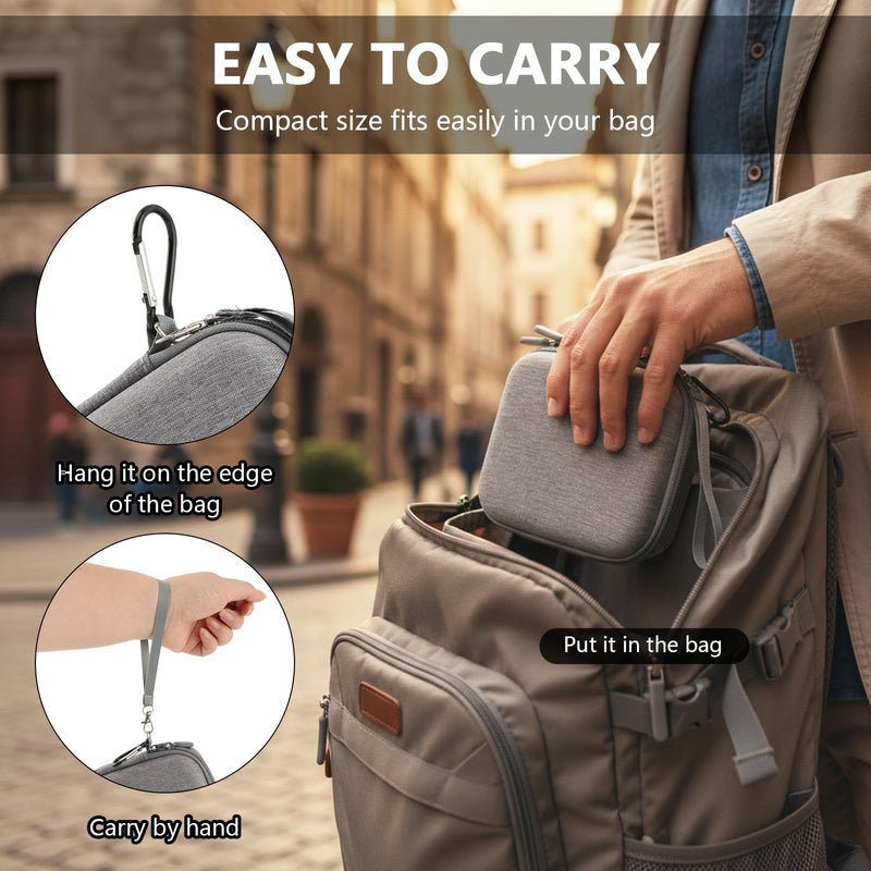 DJI Osmo Nano Case for Storage & Carry, Oxford Fabric & EVA Material | DJI Nano Case with Soft Lining for Osmo Nano/Xtra Atto & Accessories