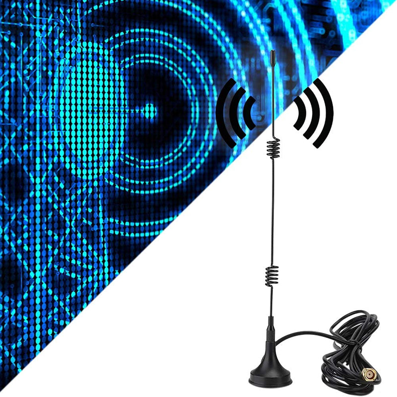 2.4GHz 8dbi Antenna SMA Female Plug with Magnetic Base High Gain for ZigBee Module Router Network Card (10m/32.81ft)