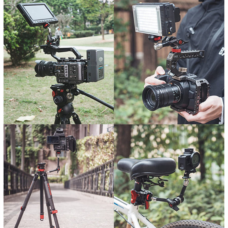 IFOOTAGE Magic Arm Cold Shoe Adapter，Camera Cold Shoe Mount Adapter to 1/4"-20 Tripod Screw Adapter for Led Lights, Microphones, Monitors, Video Cameras(2 Pieces)