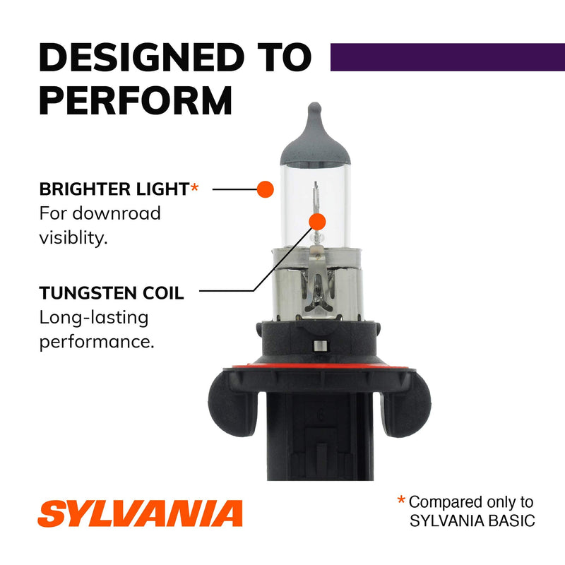 SYLVANIA - H13 XtraVision - High Performance Halogen Headlight Bulb, High Beam, Low Beam and Fog Replacement Bulb (Contains 2 Bulbs)
