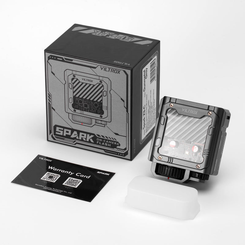 VILTROX Spark Z3 TTL On-Camera Flash for Canon, GN16 Mini Camera Flash Speedlite with 26W Output, 7-Step Manual Flash Control, 1s Fast Recycle, 650 Full-Power Flashes, Softbox Included (Gray) Gray Z3 TTL Flash for Canon